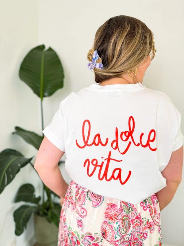 T-shirt 'La Dolce Vita'