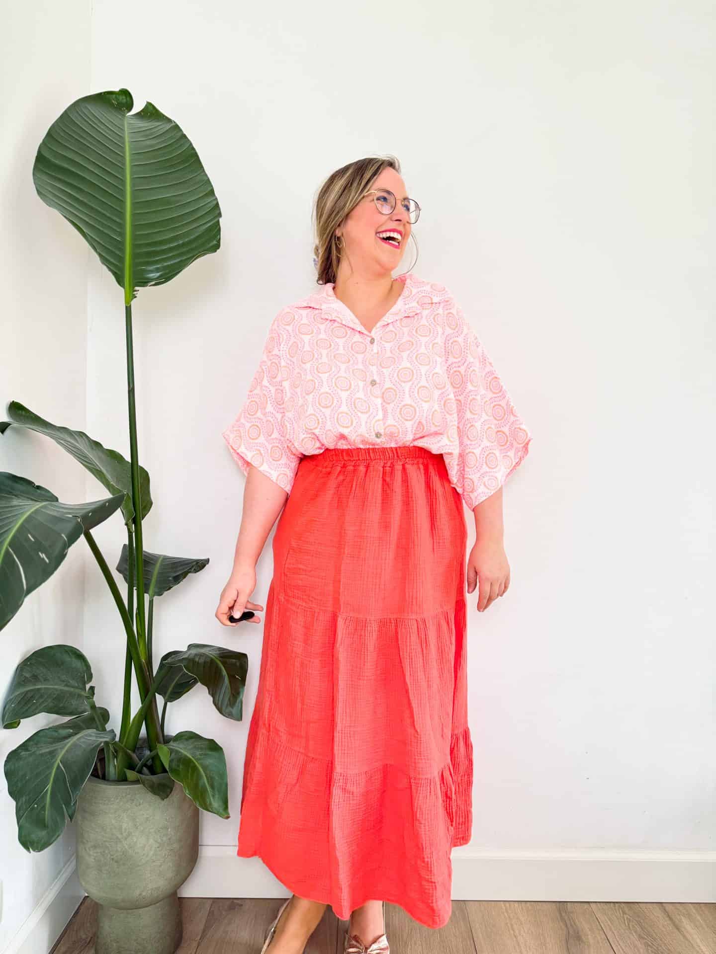 Blouse 'Tetra Pattern' - Afbeelding 6