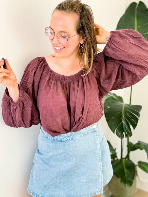Blouse ‘Plum’